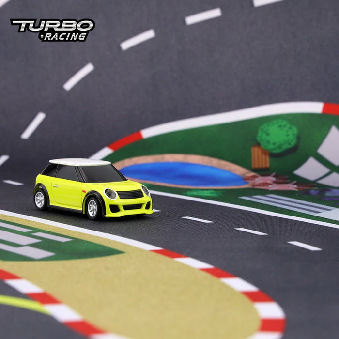 Portable Turbo Racing Rubber Track Mat for 1:76 RC Cars - Multiple Sizes Available