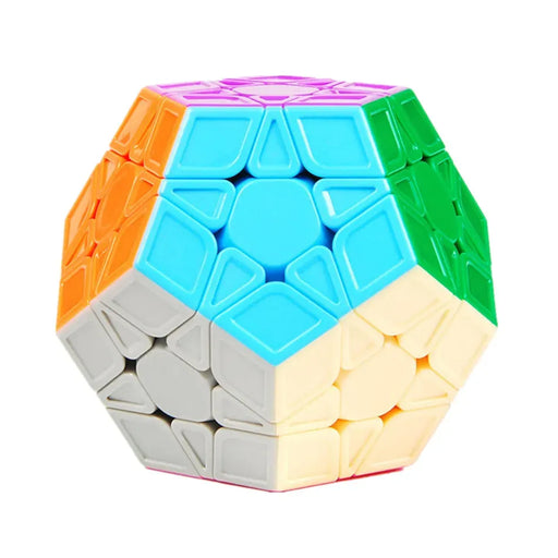 QIYI Stickerless Megaminx Magic Cube - 12-Sided Speed Puzzle for Kids and Educational Play - Lacatang Shop