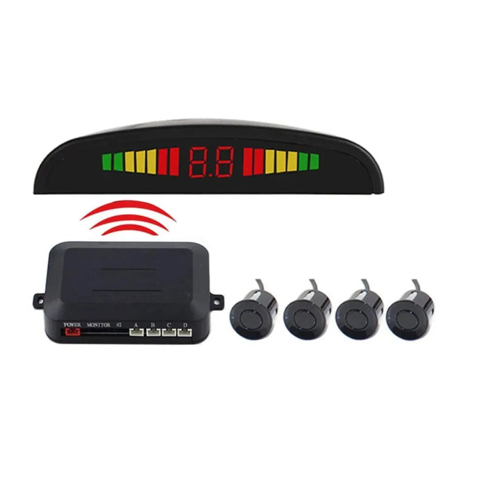 Wireless Car Auto Parktronic  Parking Sensor with 4 Reverse Backup Radar Monitor Detector System Display