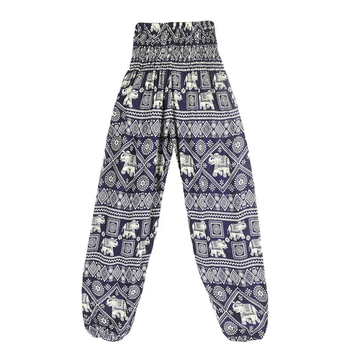 Women Red Elephant Design Loose Fit Harem Pants Hippie Workout Party Beach Pants Casual Trousers Dropshipping