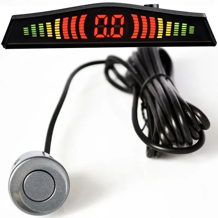 Parktronic Car Detector Auto LED Display 4PCS Parking Sensor Kit Reverse Assistance Backup Radar Monitor Parking Car-detector Parktronic Car Detector 4PCS Parking Sensor Kit with LED Display  Lacatang Shop Lacatang Shop 