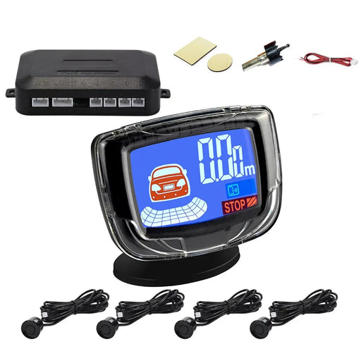 Vehicle Parking Sensor LCD Display with Switch Car Reverse Radar Parking Distance Rear 4 Sensors Backup Alarm System Buzzer 

Stay Safe on the Road with Vehicle Parking Sensor Display - Reverse Radar, Backup Alarm, and 4 Sensors!  Lacatang Shop Lacatang Shop 