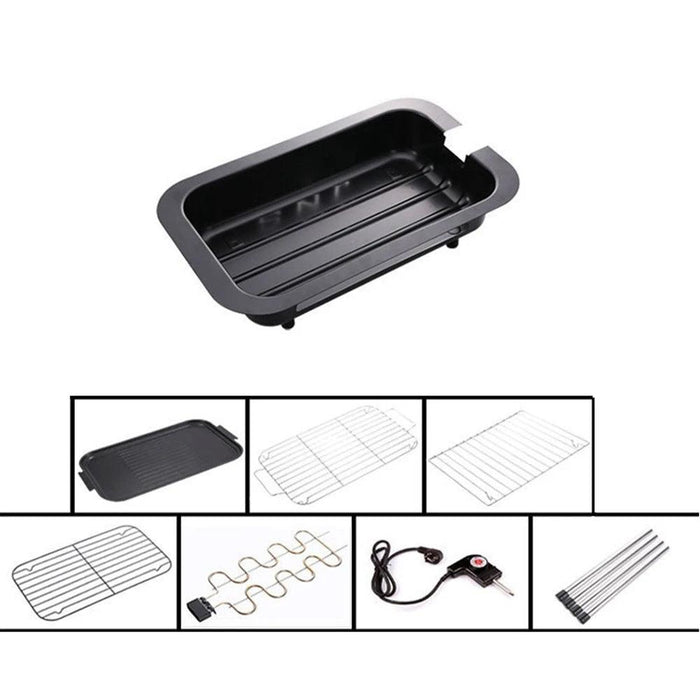 DMWD 220V Double Layers Multi-purpose Carbon Electric Grill Smokeless DMWD 220V Double Layers Multipurpose Carbon Electric Grill Smokeless  Other AliExpress Lacatang Shop 