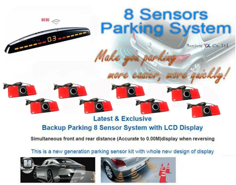 Koorinwoo LCD Parktronics Original 4/6/8 Sensors 16.5MM Car Automobile Reversing Radars Detector Parking Assistance Radar Alert Security 

Enhance Driving Safety with Koorinwoo LCD Parktronics Car Reversing Radars - 4/6/8 sensor, 16.5MM, AlertSecurity!   Lacatang Shop Lacatang Shop 