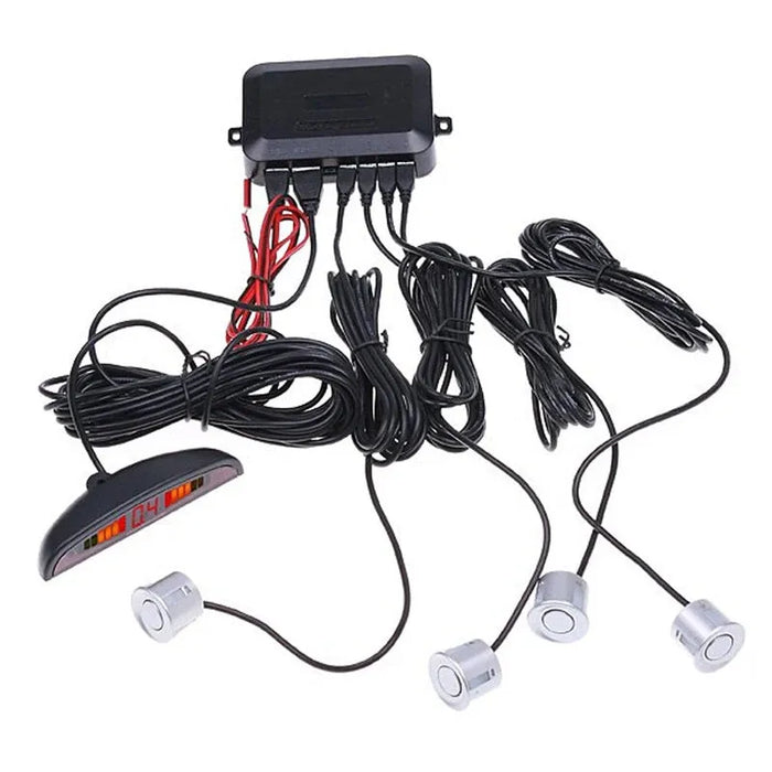 Car Parktronic LED Parking Sensor Kit Backlight Display with Switch Reverse Backup Monitor Detector System With 4 Sensors 

Enhance Your Parking Experience with LED Display Sensor Kit & Backup Monitor - 4 Sensors Included!  Lacatang Shop Lacatang Shop 