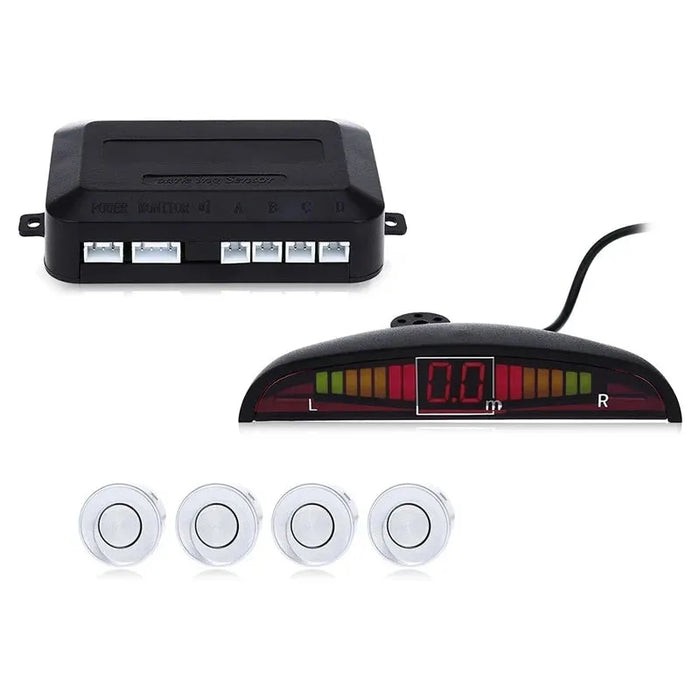 Car Parktronic LED Parking Sensor Kit Backlight Display with Switch Reverse Backup Monitor Detector System With 4 Sensors 

Enhance Your Parking Experience with LED Display Sensor Kit & Backup Monitor - 4 Sensors Included!  Lacatang Shop Lacatang Shop 