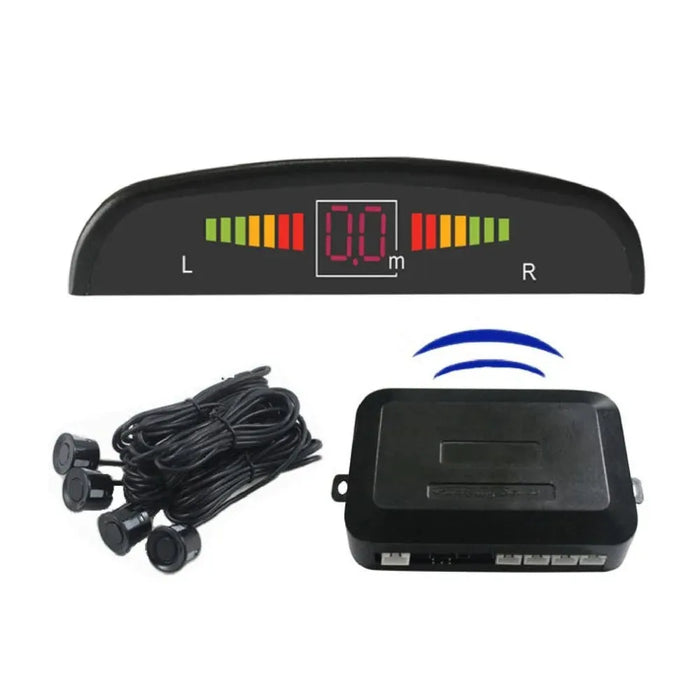 Wireless Car Auto Parktronic  Parking Sensor with 4 Reverse Backup Radar Monitor Detector System Display