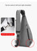 Men's Personal Security Chest Bag Leisure Sports Digital Storage Bag Multifunctional Messenger Bag Mobile Phone handbag