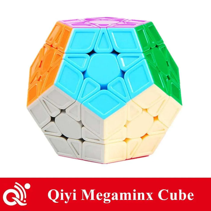 QIYI Megaminxeds Magic Cubes Stickerless Speed Professional 12 Sides Puzzle Cubo Educational Toys For Children QIYI Megaminxeds Magic Cubes Stickerless Speed Professional 12 Sides   Lacatang Shop Lacatang Shop 