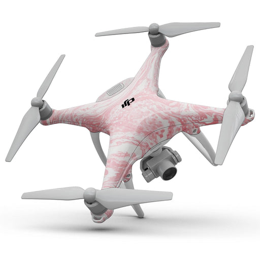 Marbleized Pink v3 - Full-Body Skin Kit for the DJI Phantom 4 Drone - Lacatang Shop