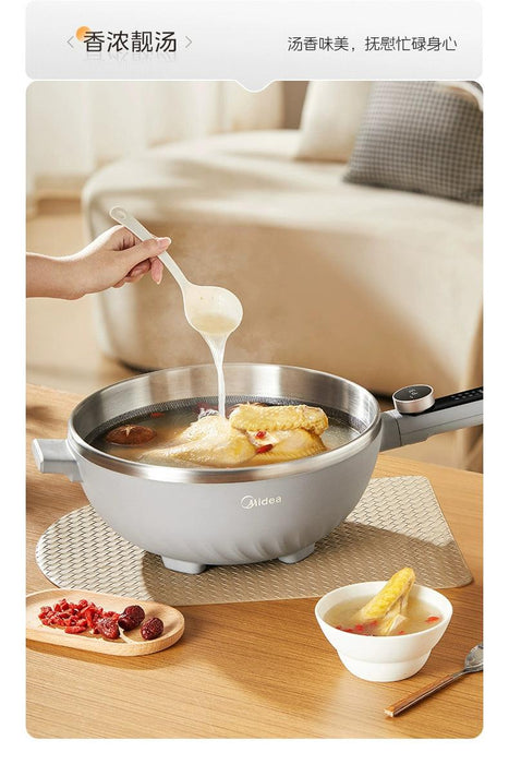 Midea Non-Flower Core Electric Frying Pan For Home Non-Stick Pan Multi-Functional Cooking and Cooking Integrated Large Capacity Electric Hot Pot 

Revamp Your Cooking Game with Midea Non-Flower Core Electric Frying Pan: Multi-Functional, Non-Stick, & Large Capacity!  Lacatang Shop Lacatang Shop 