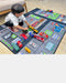 Kids' Thickened Cartoon Play Mat - Soft Crawling Carpet for Reading and Play in Parking Lot Settings - Lacatang Shop