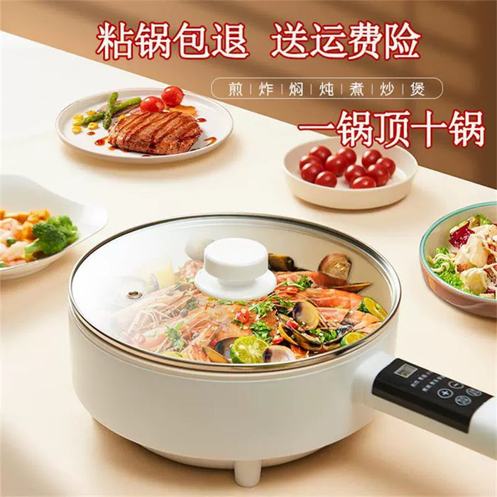 Versatile Electric Cooking Pan - Non-Stick Ceramic Frying Pan for Home Use, Perfect for Pancakes, Stews, and More Versatile Electric Cooking Pan - Non-Stick Ceramic Frying Pan for Home   Lacatang Shop Lacatang Shop 