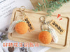 Good Thing Happening Doll Pendant Doll Handmade Woven Keychain Lucky Persimmon Schoolbag Bag Charm Key Chain Handmade Good Thing Happening Doll Pendant Keychain - Lucky Charm  Lacatang Shop Lacatang Shop 