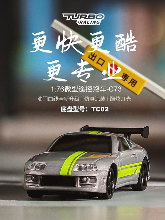 Turbo1/76 Miniature RC Remote Control Electric Sports Car C71 C72 C73 Simulation Toyota Mini Desktop Remote Control Car Miniature RC Sports Car - Turbo1/76 Electric  Aliexpress Lacatang Shop 