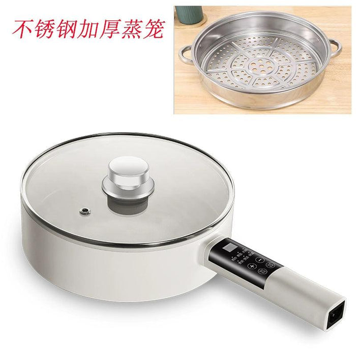 Multi-Functional Electric Frying Pan For Home Flats Pancake Maker Ceramic Glaze Non-Stick Pan All-in-One Pot Small Plug Electric Frying Pan Student Multi-Functional Electric Frying Pan For Home Flats Pancake Maker   Lacatang Shop Lacatang Shop 