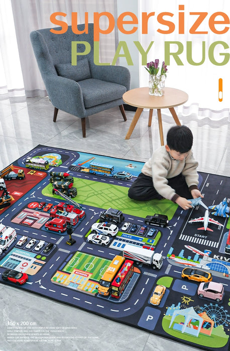 Carway Kids Play Mat Carpet for Home Parking Area