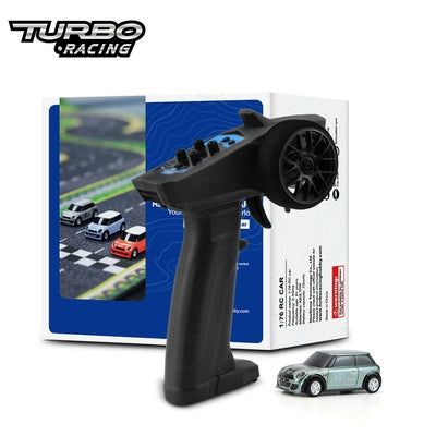 Turbo Racing 1:76 Scale Mini RC Electric Sports Car - C71, C72, C73 Toyota Simulation Desktop Model