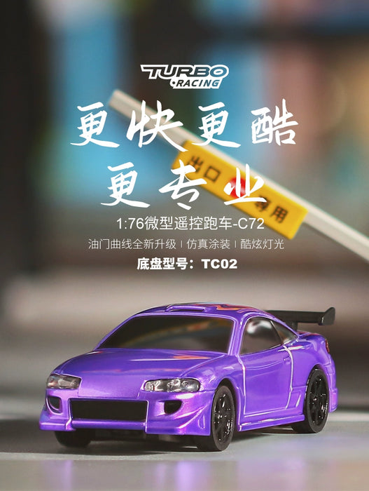 Miniature Turbo Racing 1:76 RC Car - Electric Pully C72 RTR for Desktop Fun Miniature Turbo Racing 1:76 RC Car - Electric Pully C72 RTR for   Lacatang Shop Lacatang Shop 