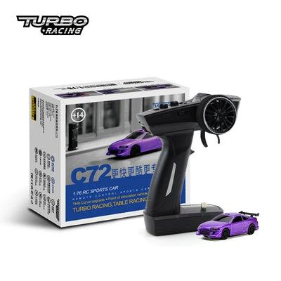 Turbo Racing 1:76 Miniature Full-Scale C71c72c73c74 Remote Control Electric Drift Sports Car Toy Turbo Racing 1:76 Miniature Full-Scale C71c72c73c74 Remote Control   Lacatang Shop Lacatang Shop 