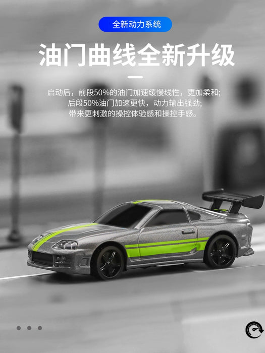 Turbo Racing 1:76 Scale Mini RC Electric Sports Car - C71, C72, C73 Toyota Simulation Desktop Model