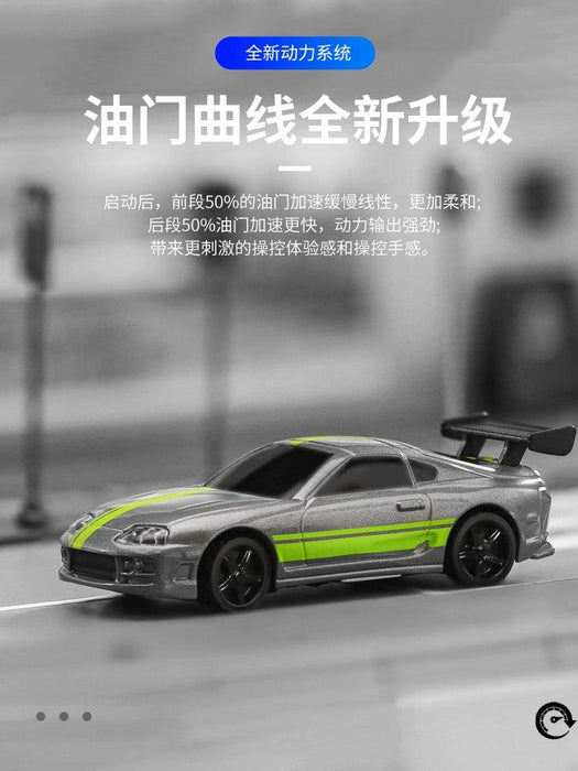 Turbo1/76 Miniature RC Remote Control Electric Sports Car C71 C72 C73 Simulation Toyota Mini Desktop Remote Control Car Turbo1/76 Miniatures: RC Toyota Sports Car C71 C72 C73 - Desktop Fun! Toys AliExpress Lacatang Shop 