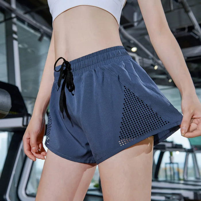 Peak Women's Fitness Yoga Shorts Summer Quick-Drying High Waist Hip Lift Casual Basketball Training Anti-Exposure Short Pants