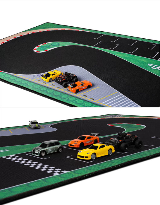 Turbo Racing 1:76 Scale Drift Track Set with Cement Pier and Jumping Platform