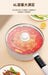 Multi-Functional Electric Frying Pan For Home Flats Pancake Maker Ceramic Glaze Non-Stick Pan All-in-One Pot Small Plug Electric Frying Pan Student Multi-Functional Electric Frying Pan For Home Flats Pancake Maker   Lacatang Shop Lacatang Shop 