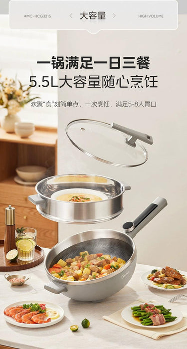 Midea Non-Flower Core Electric Frying Pan For Home Non-Stick Pan Multi-Functional Cooking and Cooking Integrated Large Capacity Electric Hot Pot 

Revamp Your Cooking Game with Midea Non-Flower Core Electric Frying Pan: Multi-Functional, Non-Stick, & Large Capacity!  Lacatang Shop Lacatang Shop 