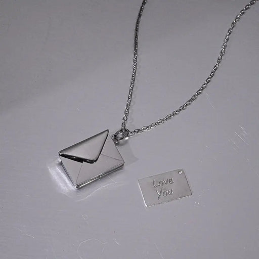 Mangley Is Bored Wearing a Secret! With Magnetic Force Can Open a Letter! Necklace Lacatang Shop