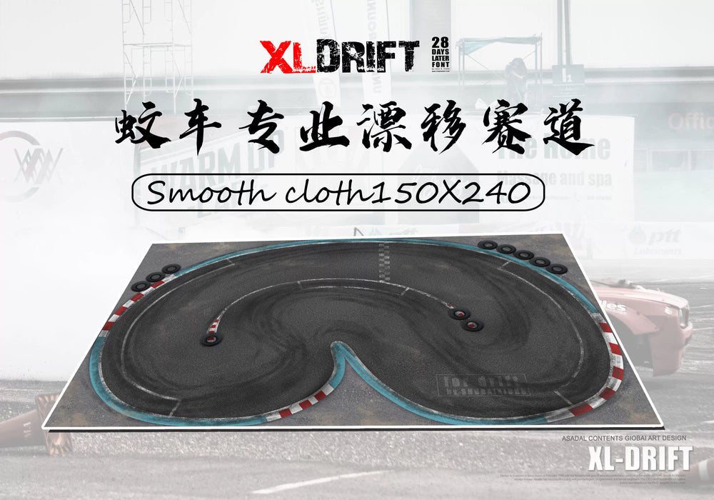 Jingshang Mini Drift Racing Track Professional PVC Play Map