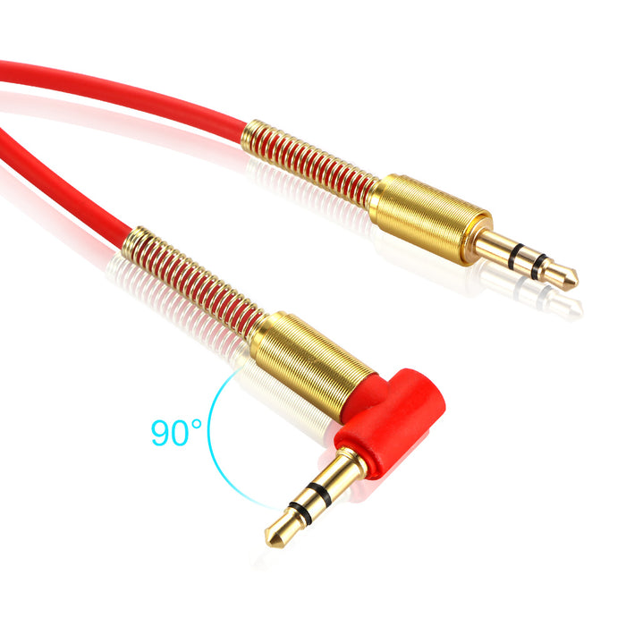 Car Aux Audio Cable 3.5mm Jack Stereo Audio Cable Car Aux Audio Cable 3.5mm Jack Stereo Audio Cable - Lacatang Shop Bath & Beauty Teal Simba Lacatang Shop 