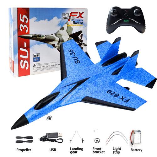 Rc Foam Aircraft Su-35 Plane 2.4g Radio Control Glider Remote Control Rc Foam Aircraft Su35 Plane 2.4g Radio Control Glider Remote Control  Toys AliExpress Lacatang Shop 