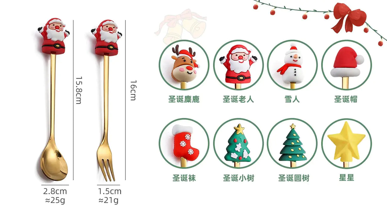 Festive Holiday Dining Cutlery Collection Festive Holiday Dining Cutlery Collection - Lacatang Shop  Lacatang Shop Lacatang Shop 