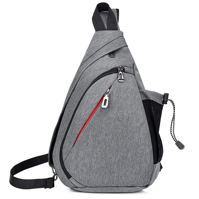 Men's Chest Bag Leisure Sports Storage Bag Outdoor Travel Large Capacity Versatile Crossbody Bag Backpack