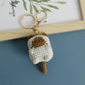 Cute Cat Crochet Keychains Knitting Cartoon Cat Doll Keyrings For Car Keys Kawaii Small Cat Knitted Keychain For Bag Pendant New