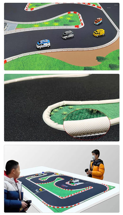 LDARC Miniature RC Car Racing Track Mat - Various Sizes Available (2400mm x 1200mm, 1600mm x 900mm, 1200mm x 600mm) for 1/64 Scale Vehicles LDARC Miniature RC Car Racing Track Mat - Various Sizes Available   Lacatang Shop Lacatang Shop 