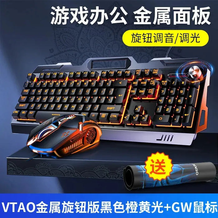 RGB Gamer Keyboard Gaming Keyboard and Mouse Headphone Gamer Kit Backlit USB Wired Computer KeyboardFor Pc Laptop 3 In1 Teclado RGB Gaming Keyboard, Mouse & Headphone Kit - Backlit USB Wired  Lacatang Shop Lacatang Shop 