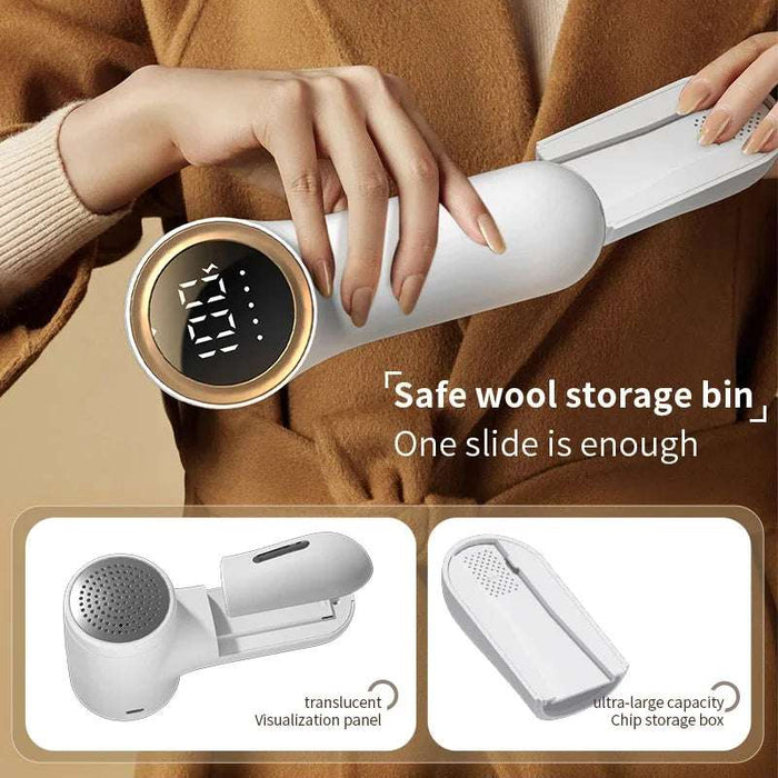 Xiaomi Electric Lint Remover USB Charging Intelligent Digital Display Hairball Trimmer Portable Clothes Shaver 5 Gear Razor