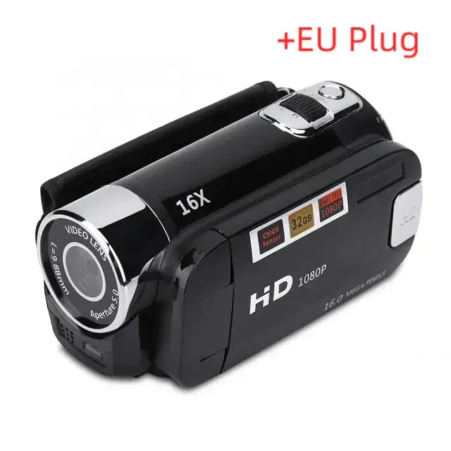 Mini Children's Digital Camera 270 Degree Rotation Screen HD 2MP Kids Birthday Christmas Gift Portable Photo Video Camcorder