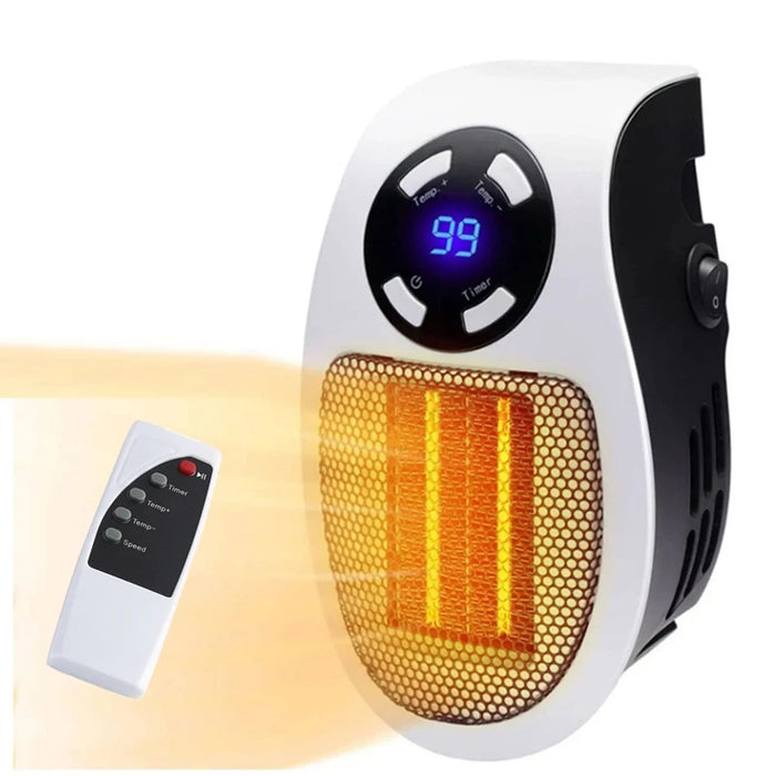 Ultra Air Heater, 2025 Upgraded Plug In Heater, Ultra Air Heater With Adjustable Thermostat Time And Led Display EU Plug