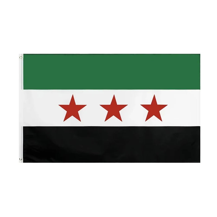 Funny Sticker Flag Map Of Syria Car Party Supplies Arab Republic Syria Three Star Flag Stainless Steel Thermos Cup Party Sticker