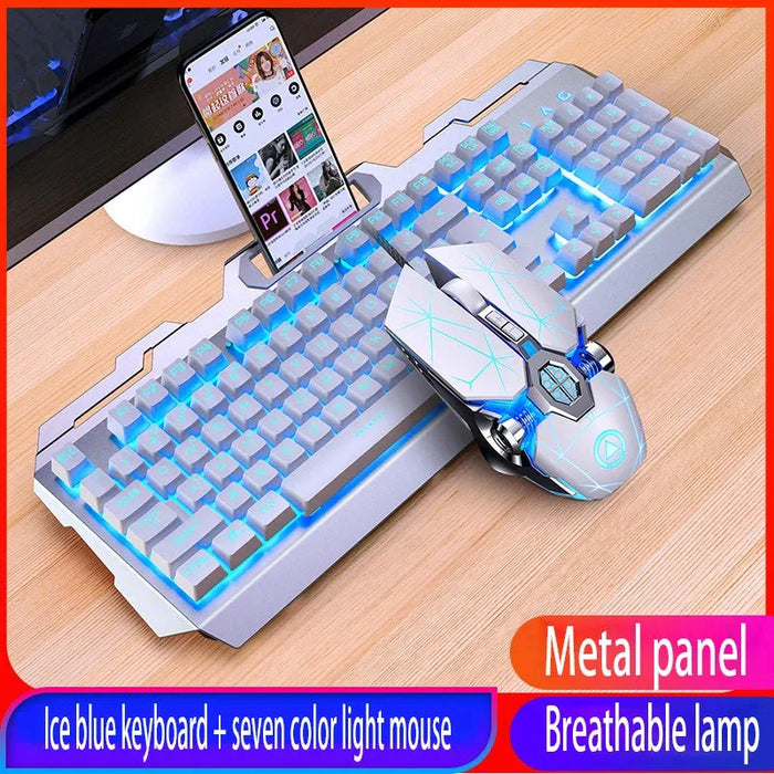 GX2 Wired Combination 104 Keys Mechanical Feel Keyboard and Mouse Replaceable Waterproof RGB Backlight Keyboard And Mouse Cover, Reference

Upgrade your setup with GX2 Wired Mechanical Keyboard and Mouse Set - Waterproof RGB, Replaceable Covers | Reference   Lacatang Shop Lacatang Shop 