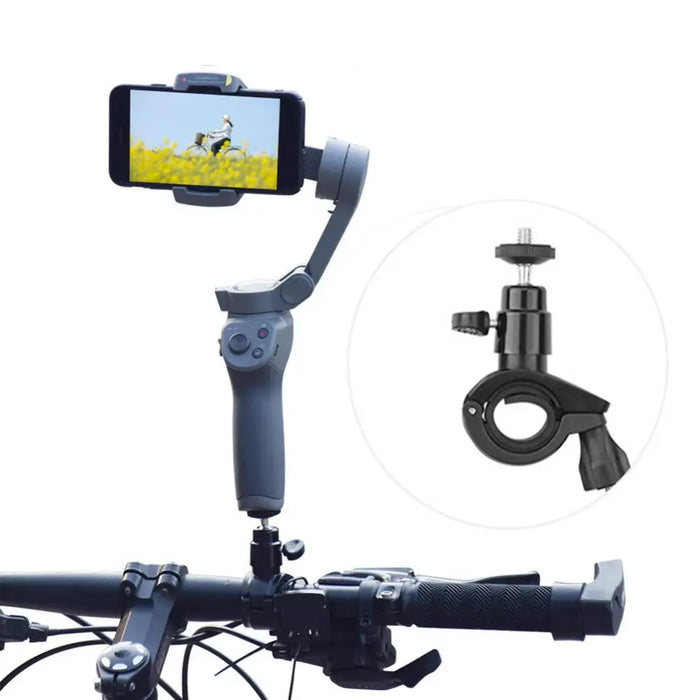 Phone Holder Motorcycle Mobile Cellphone Holder Gimbal Camera Bicycle Mount Stand Bracket Stabilizer for DJI OSMO Mobile 2/3 

Dual Mount Stabilizer for DJI OSMO Mobile 2/3: Perfect for Phones, Cameras & More!  Lacatang Shop Lacatang Shop 