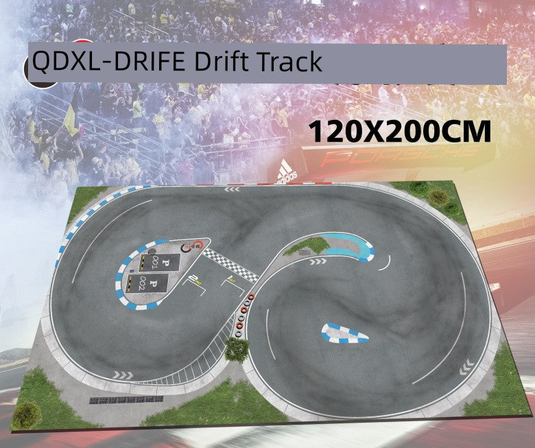 Jingshang Mini Drift Racing Track Professional PVC Play Map