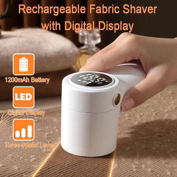 Xiaomi Electric Lint Remover for Clothing Portable Hair Ball Trimmer Rechargeable Fabric Shaver 3-Speeds with Digital Display Xiaomi Portable Electric Lint Remover & Fabric Shaver - Rechargeable  Lacatang Shop Lacatang Shop 