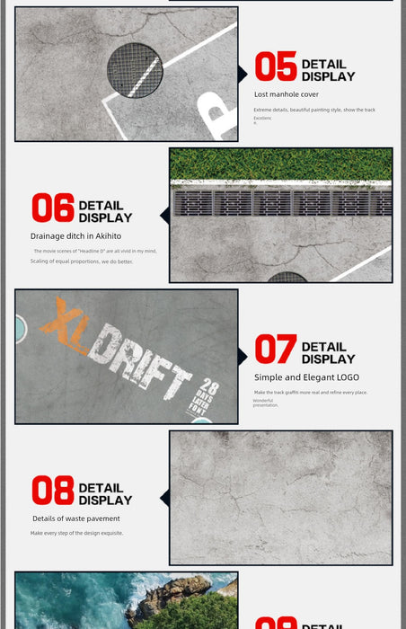 Professional Mini Drift Track - Jingshang Artificial Racing Map