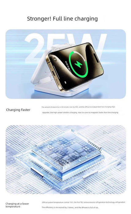 MagSafe Three-in-One Wireless Charger for Apple 15promax Mobile Phone Magnetic Iphone14/13/12 Watch AppleWatch Base Iwatchs9 Bracket Two-in-One Qi2 MagSafe Three-in-One Wireless Charger for Apple 15promax Mobile Phone   AliExpress Lacatang Shop 