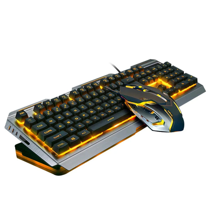 Gaming Keyboard Wired Mechanical Keyboard Backlit Game Mouse for Computer PC Laptop